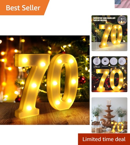 70th birthday decorations led - decorations,