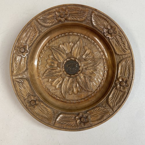 Ornate carved wooden - carved, shallow