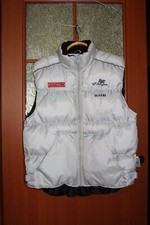 Vintage McLaren Mercedes F1 Team Gilet padded Jacket (Siemens Mobil 1 )-size  XL