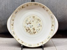 VINTAGE ROYAL DOULTON MANDALAY FLORAL CERAMIC SANDWICH CAKE BREAD SERVING PLATE