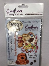 5 x  Crafters Companion Popcorn The Bear unmounted Rubber Stamp Sets