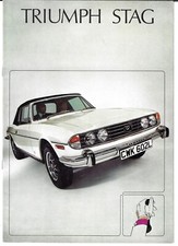Triumph Stag 1973-1976 UK Market Sales Brochure