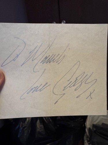George michael autograph - george,