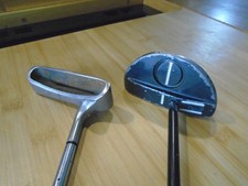 PRE~LOVED 2 PUTTERS ~1 WILSON/1 UNBRANDED ~OLD STK~ SLIGHTLY TOE DOWN~32.5" LONG