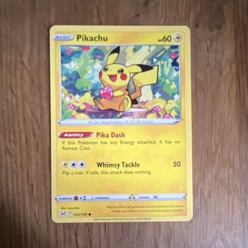 Pokemon tcg pikachu 052 196 - tcg,