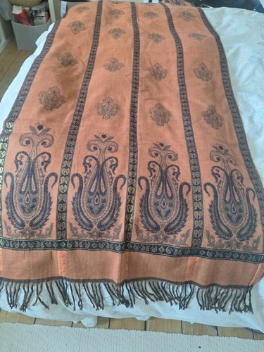 Pashmina terracotta orange - pashmina,