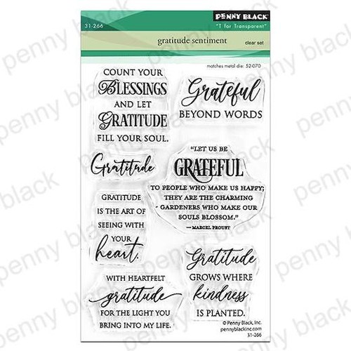 Penny black clear stamps - black,