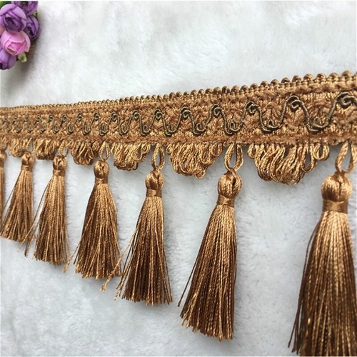 Curtain cushion tassel trim - curtain,