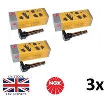 3x Genuine NGK U5002 Ignition Coil Audi Skoda VW Seat NEW - Premium Quality