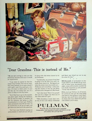 Original train pullman for - train, ad:
