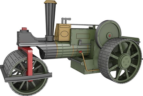 Minnesota steamer steam roller - steamer,