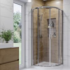 900x900mm Chrome 6mm Quadrant