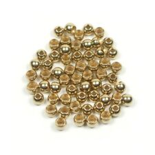 25 x Quality Gold Counter Sunk Brass Beads For Fly Tying / Craft 3.3mm