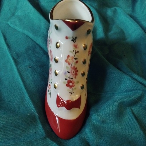 Miniature china shoe aynsley - china,