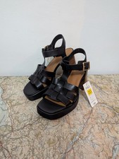 M&S Black Faux Leather Mary