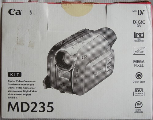 Canon md235 mini camcorder - canon,