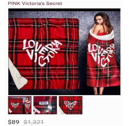 Victoria secret sherpa throw - secret,