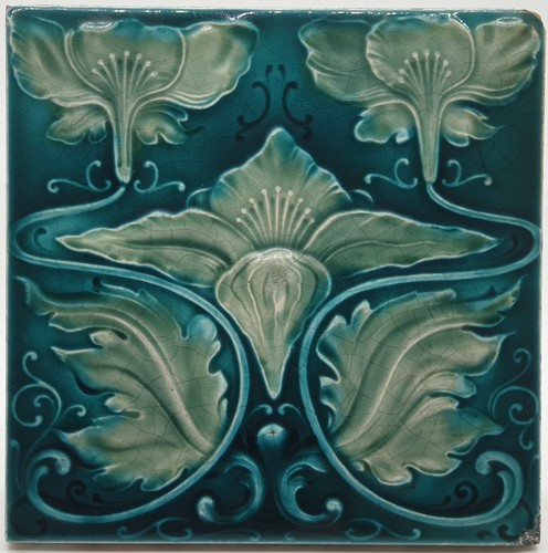 Art nouveau fireplace - nouveau,