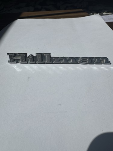 Hillman vintage metal - metal, car
