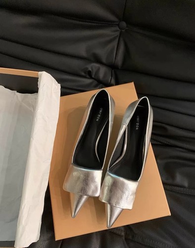 Silver kitten heel - silver,