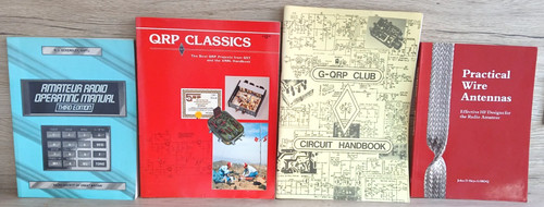 Amateur radio books - books, x
