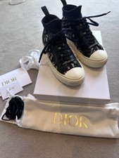 Dior Walk'n'Dior Sneaker Deep Blue Technical Mesh and Calfskin Trainers EU38 UK5