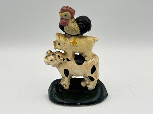 Vintage cast iron farmyard - cast,