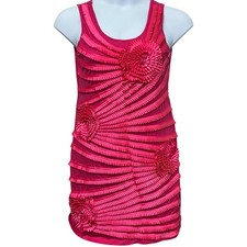 Vienna Dress Womens Large Pink