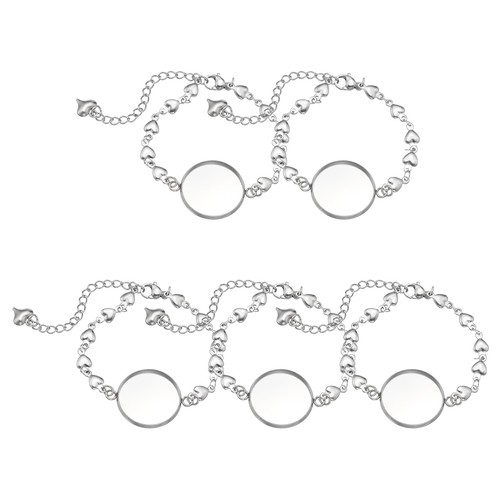 5pcs 20mm steel cabochon - 5pcs,,