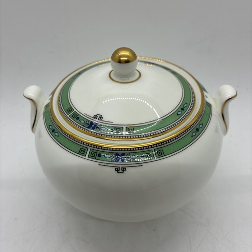 Wedgwood jade sucrier - wedgwood,