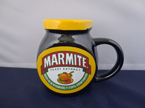 Marmite jar shaped mug - marmite,