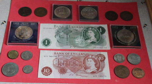 Old british coins job - old,