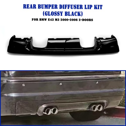 Car gloss black - black, rear