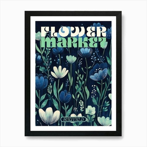 Sheffield city print - , flower