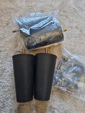 4 x HEAVY DUTY 120MM BLACK
