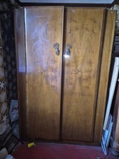 Vintage Walnut Veneered Double