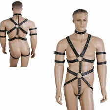 Men PU Leather Body Harness