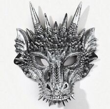 Silver Masquerade - Dragon Cosplay - Gold Chinese Dragon Mask Halloween