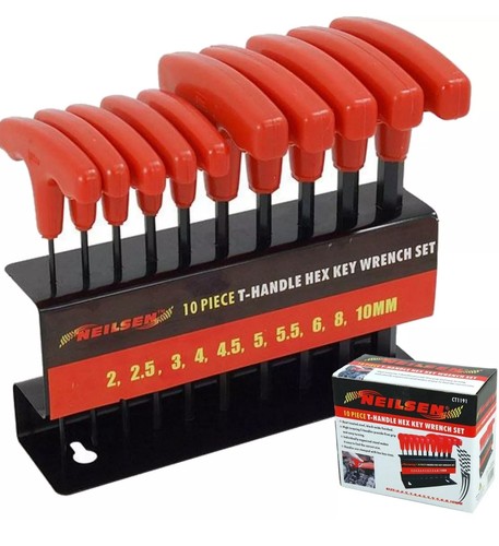 Neilsen 10pc long metric - neilsen, hex