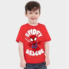 Spidey And His Amazing Friends T-Shirt, Marvel Spiderman Tshirt For Boys