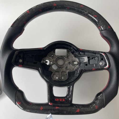 Red forged carbon fiber - red,