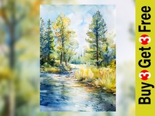 Serene Forest Stream