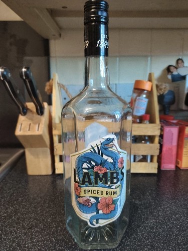 Lambs spiced rum empty - lambs,