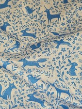 Blue white woodland - woodland, animals