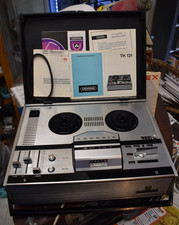 Vintage 1970s Grundig TK121 Reel To Reel Tape Player Recorder Working