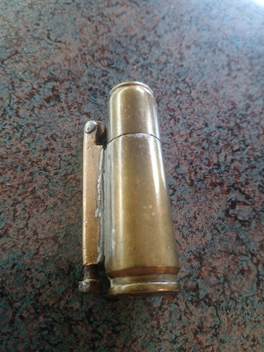 Trench art from ww2 lighter - from,