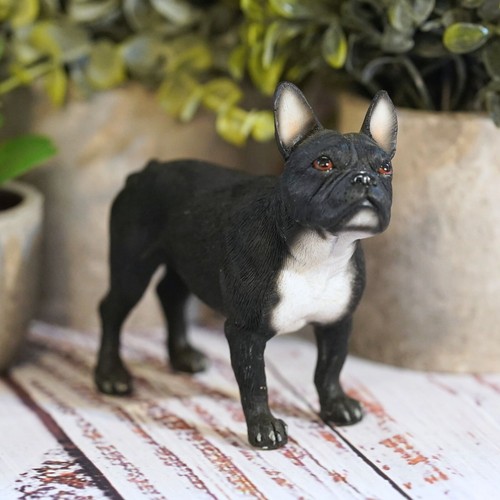 French bulldog dog resin - french,
