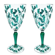 Pair of Murano Wine Glasses
