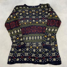 Vintage knitted jumper - knitted,