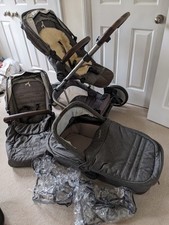 Baby travel set - Babystyle Hybrid Joie pushchair buggy twin dual vehicle seat